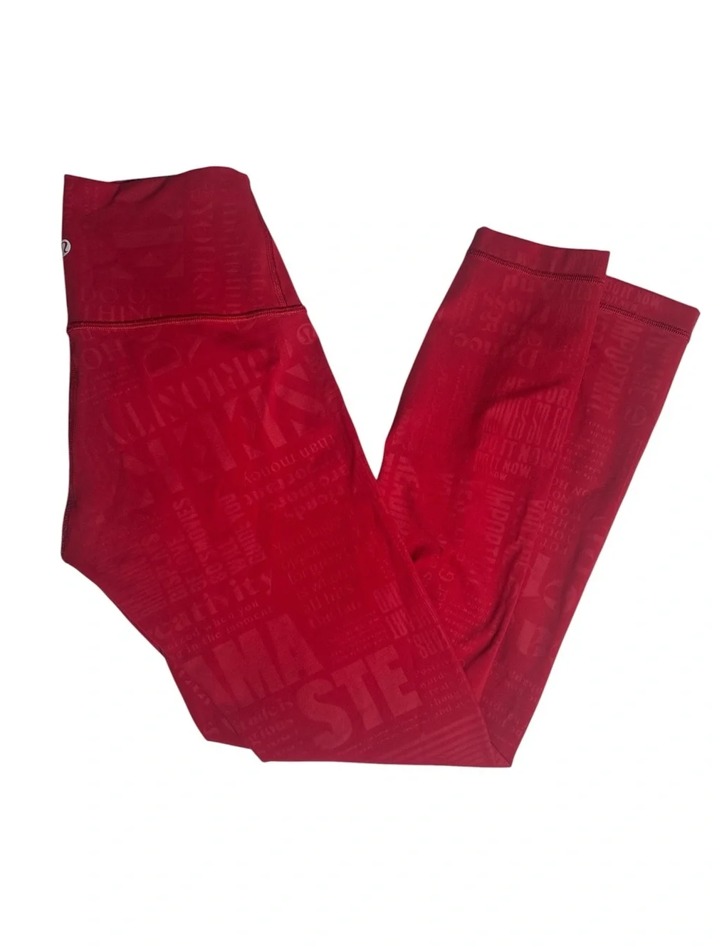 lululemon Wunder Under Hi-Rise 7/8 Tight 25” Size 4 Rare 20Y Manifesto Embossed